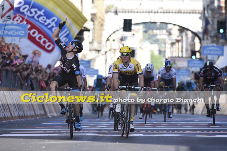98° Giro d'Italia - 2ª tappa - arrivo